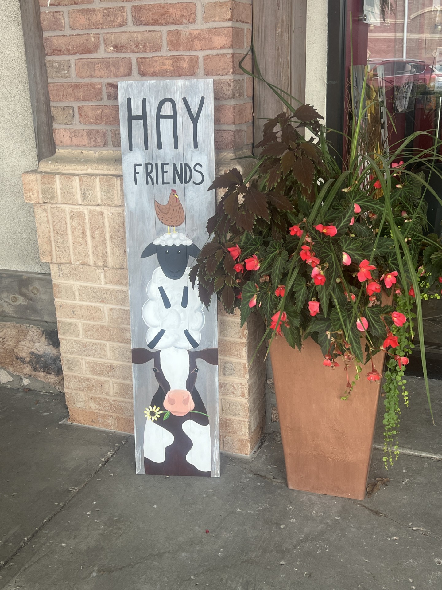 Farm Friends Porch Leaner